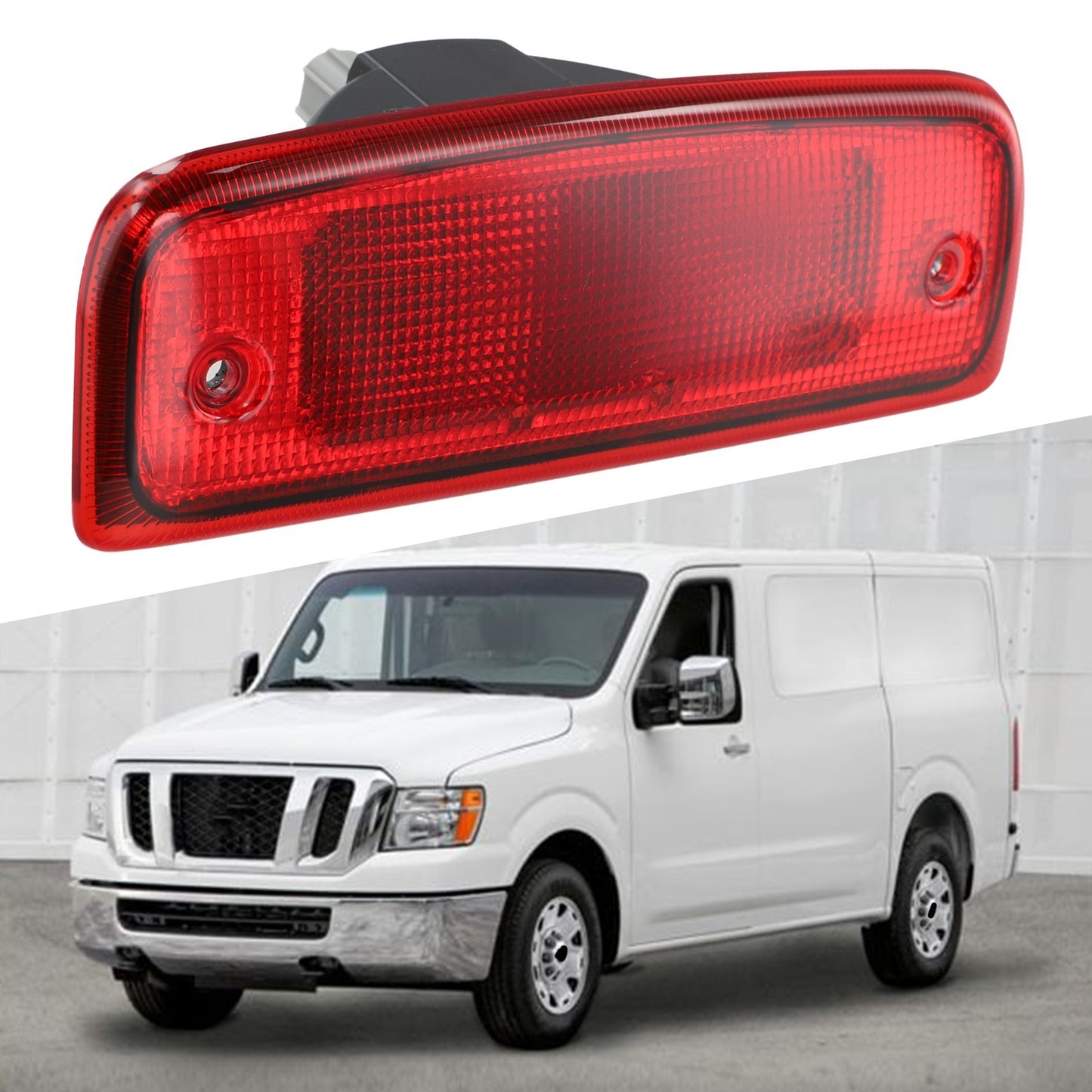 ya 1 7.4 High Mount Stop Light Easy Installation Wear-resistant Design for for Nissan NV1500