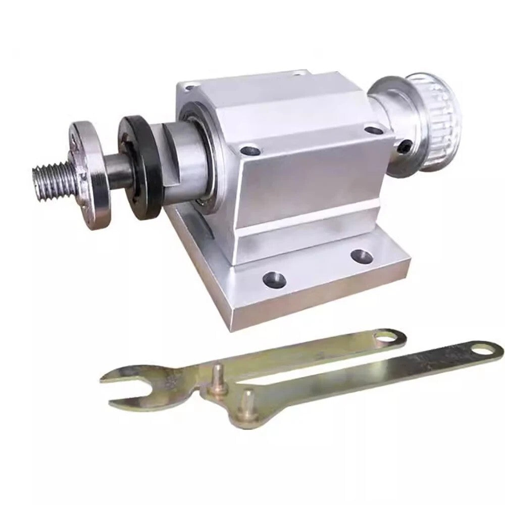 DIY Non-Powered Spindle with 10MM Thickness Aluminum Alloy Base for Cutting Tool