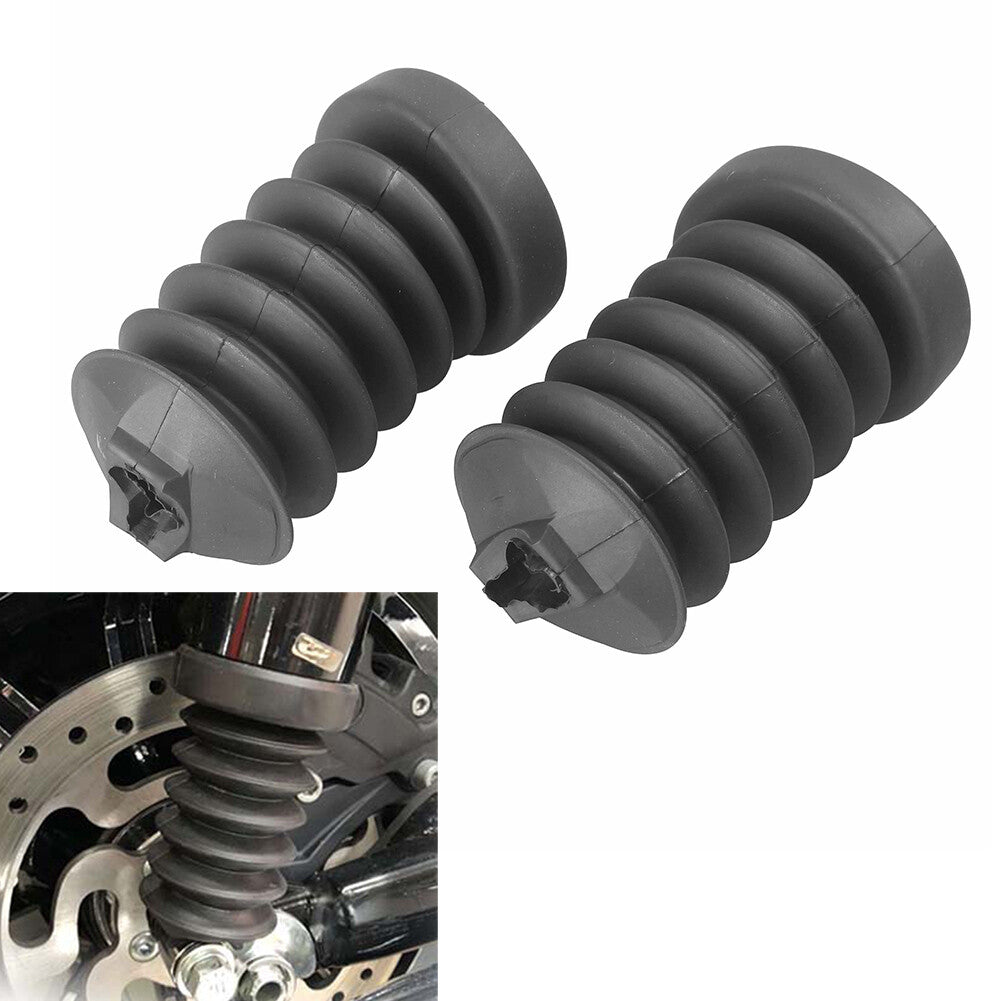 ya 4 6.17.2 Rear Shock Absorber Fork Gaiter Gator Boots Fit for Harley FLHT FLTRU LHX FLTRX