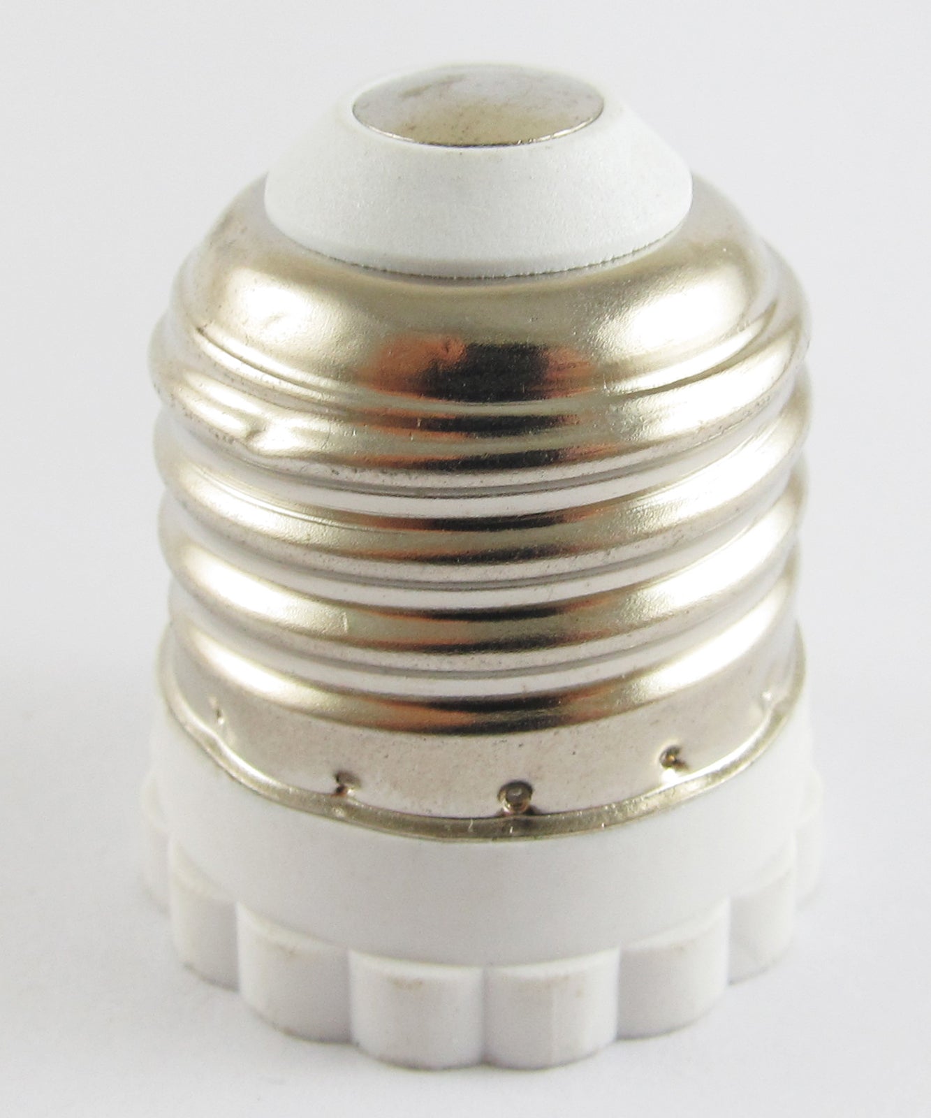 ya 14 1pc E27 Male to E12 Female Socket Base LED Halogen CFL Light Bulb Lamp Adapter