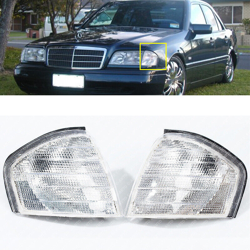 ya 4 6.17.2 For 1994-2000 for Mercedes-benz C Class W202 Pair Turn Signal Lamp F for Ram e Cover