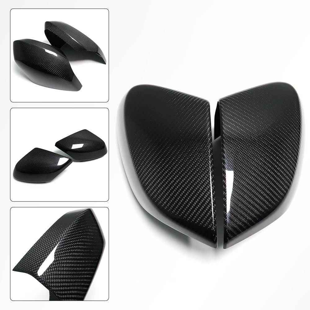 ya 11 10.28 Real Carbon Side Mirror Cover Cap For C8 for Corvette Stingray Z06 Z51 2LT