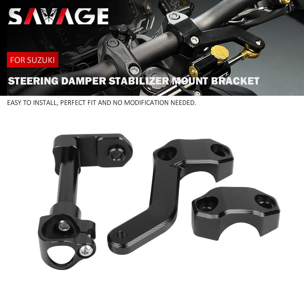 ya 1 7.13 Steering Damper Stabilizer Mount Bracket for Suzuki GSX-8S 2023-2025 GSX8S 2024