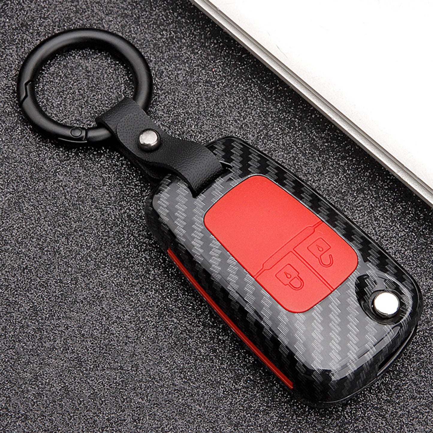 ya 5 8.7 Carbon Fiber Car Fob Key Ring Case Protect for Holden Colorado Barina Trax for Cruze