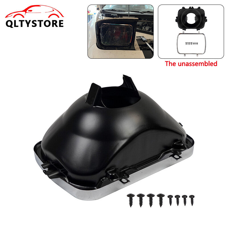 ya 1 7.4 42437 Headlight Housing 5x7 Bucket Kit 5966249 for Chevy Express for GMC Savana 1500 2500