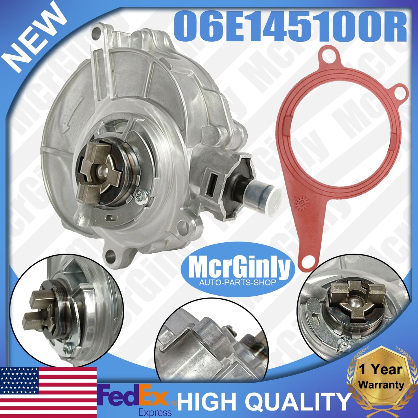 ya 11 6.5 2.0/3.0T Engine Brake Vacuum Pump for VW Touareg for Audi for A4 A5 A6 for A8 for Q5 06E145100R
