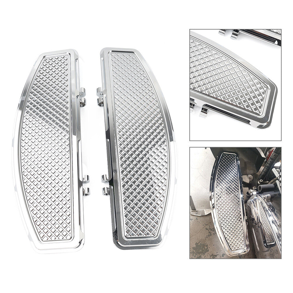 ya 11 6.8 Diamond Driver Floorboard Foot Board for Harley Touring 1986+ Dyna Softail