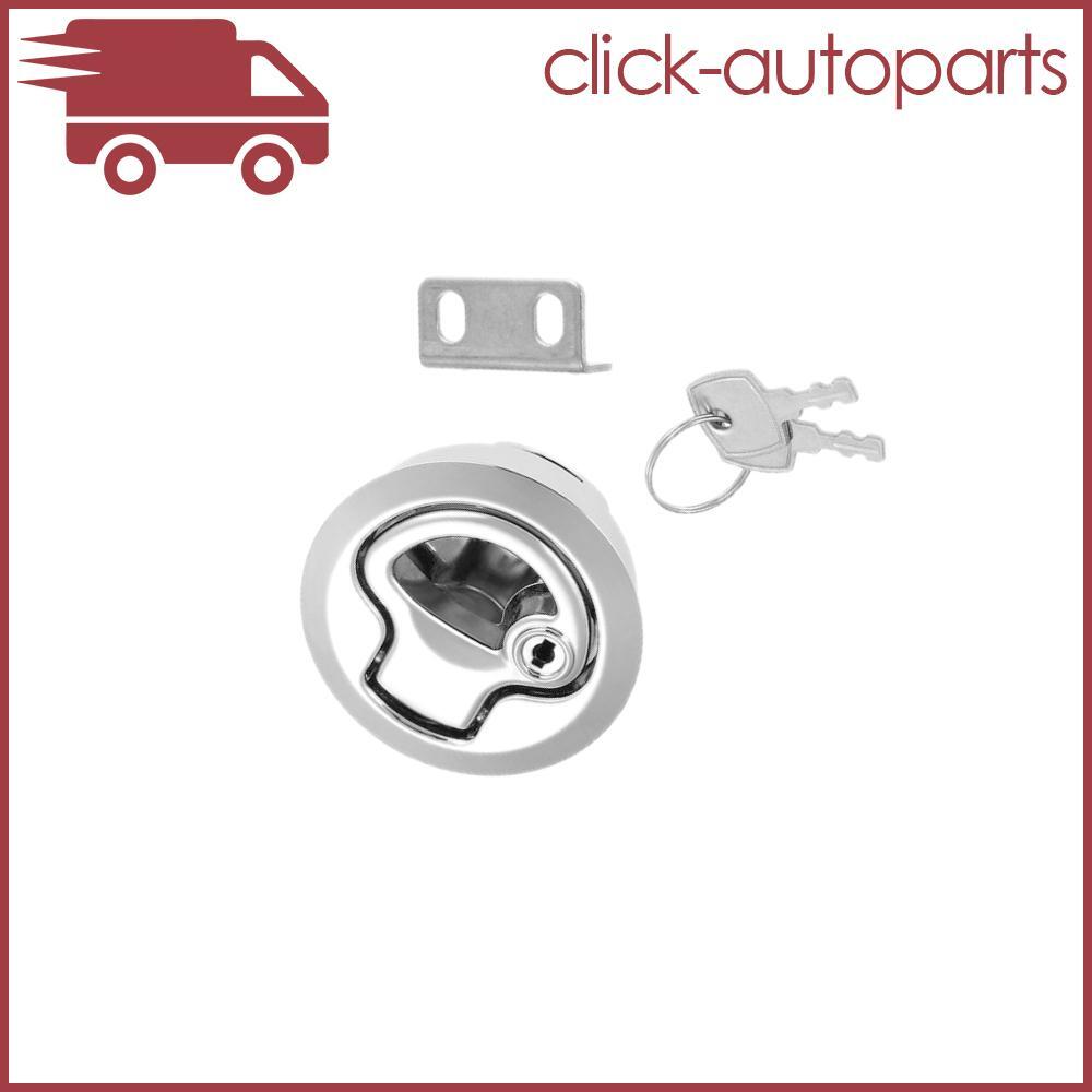ya 1 7.9 Fit RV Boat Marine Locking Flush Pull Slam Latch Hatch Lift&Keys Stainless Steel