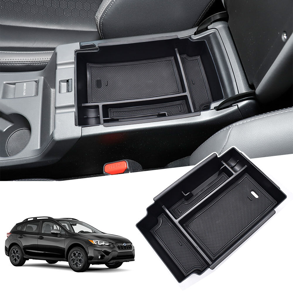 ya 2 6.26 Fit 2024 for Subaru for Impreza Car Center Console Armrest Storage Box Organizer Tray