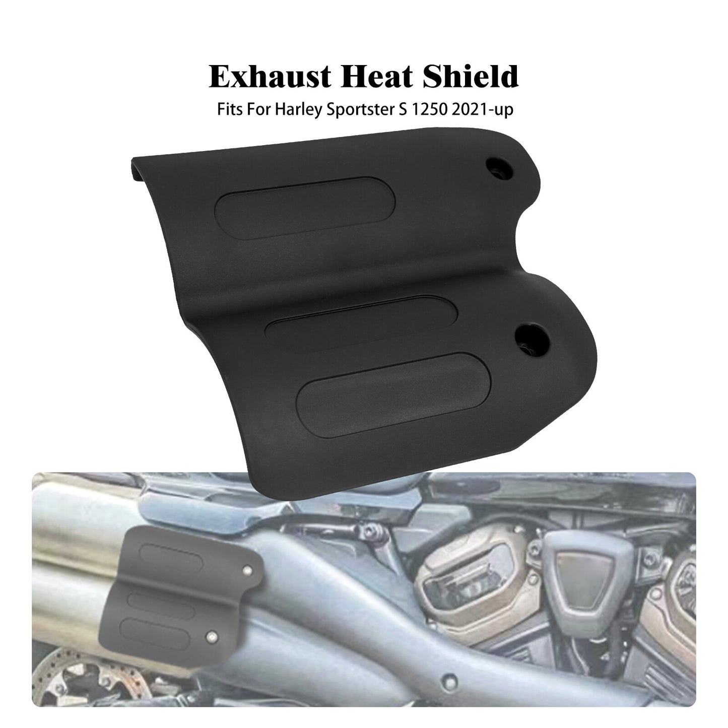 ya 2 6.30 Heat Shield Muffler Pipe Protector Cover for Harley Sportster S RH 1250
