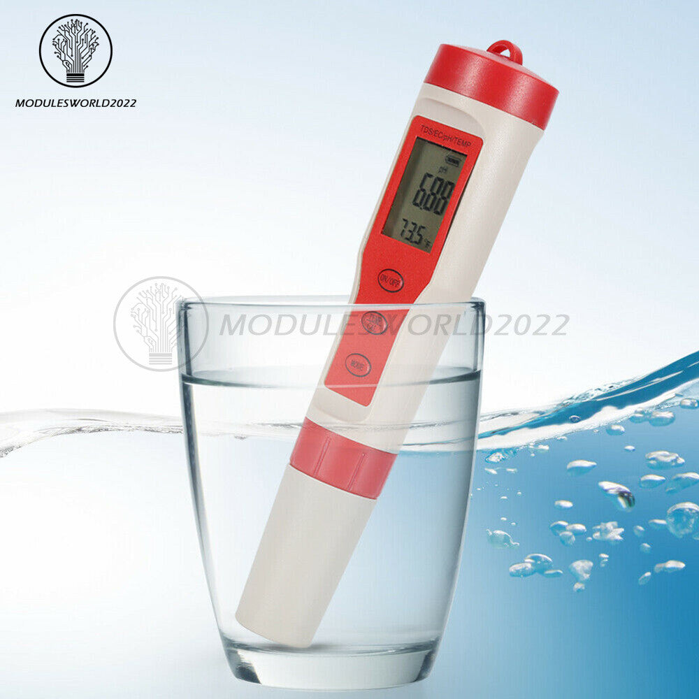 ya 26 4 in 1 PH /EC/TDS/TEMP Digital Water Quality Monitor Aquarium Pool Water Tester