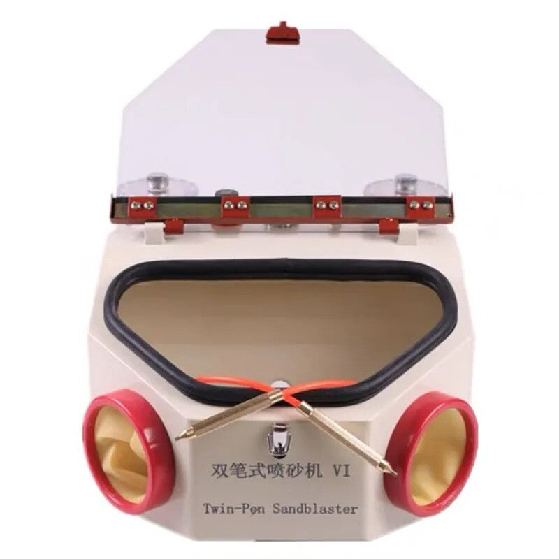 Dental Double Pen Sandblasting Machine Double Pen Metal Sandblasting Machine