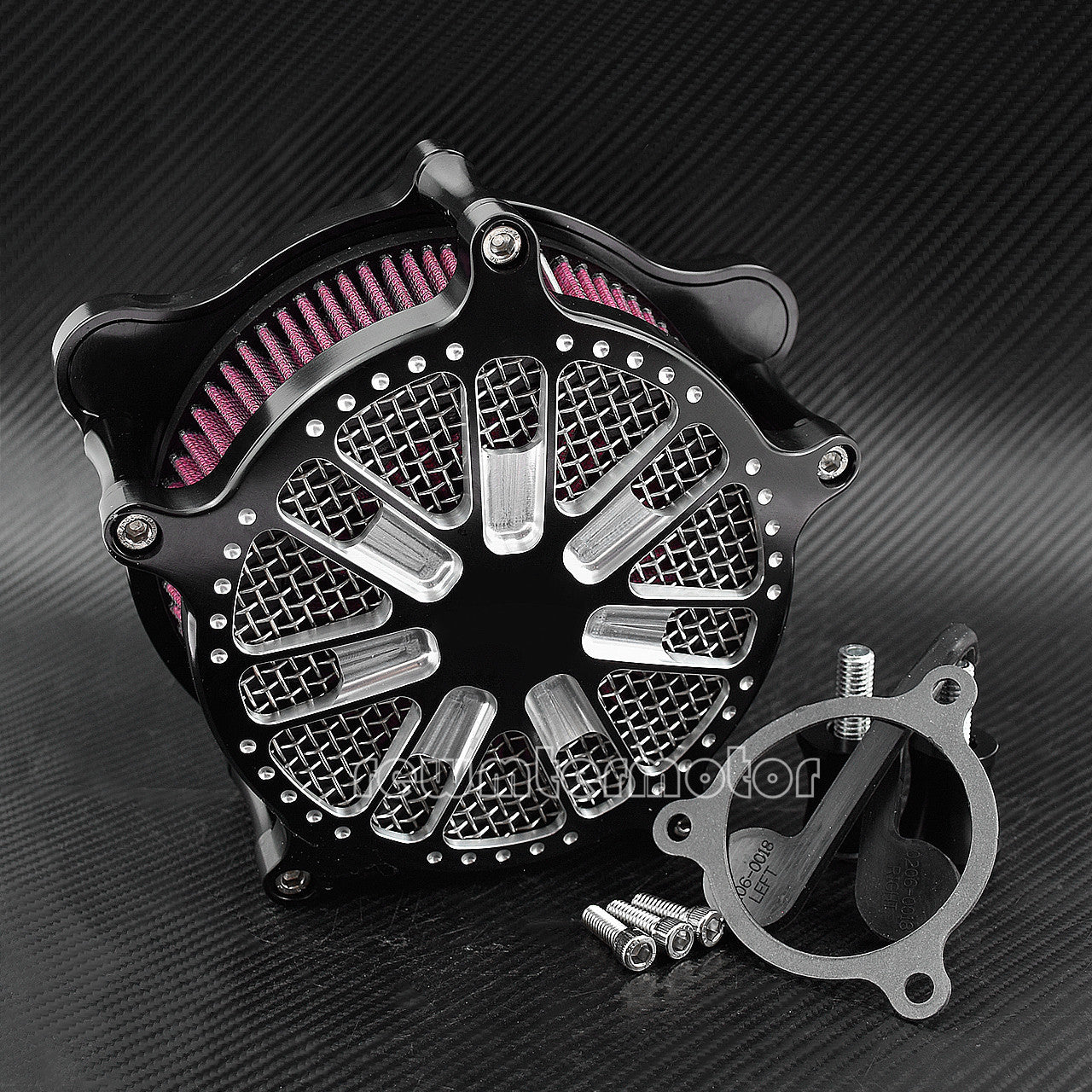 ya 8 5.26 Spray Style Air Filter Red Cleaner Intake Fit for Harley Touring 17-19 Softail