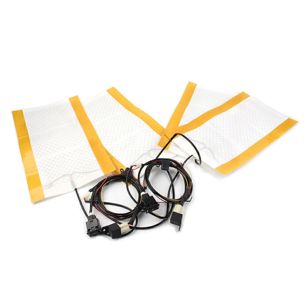 ya 5 8.7 4x Universal Car for SEAT Heater Pads Kit Carbon Fiber Heating Heated Cushion Warmer