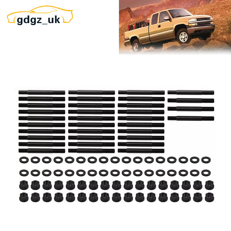 ya 27 7.2 Black Head Stud Replacement Kit for 1982-2000 for Chevrolet /GM 6.2L 6.5L Diesel