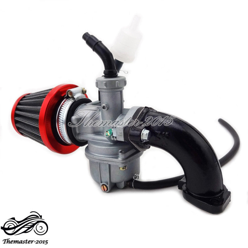 ya 4 6.17 PZ22 Carb 22mm Carburetor Air Filter 110cc 125cc Piranha SSR GIO Pit Dirt Bike