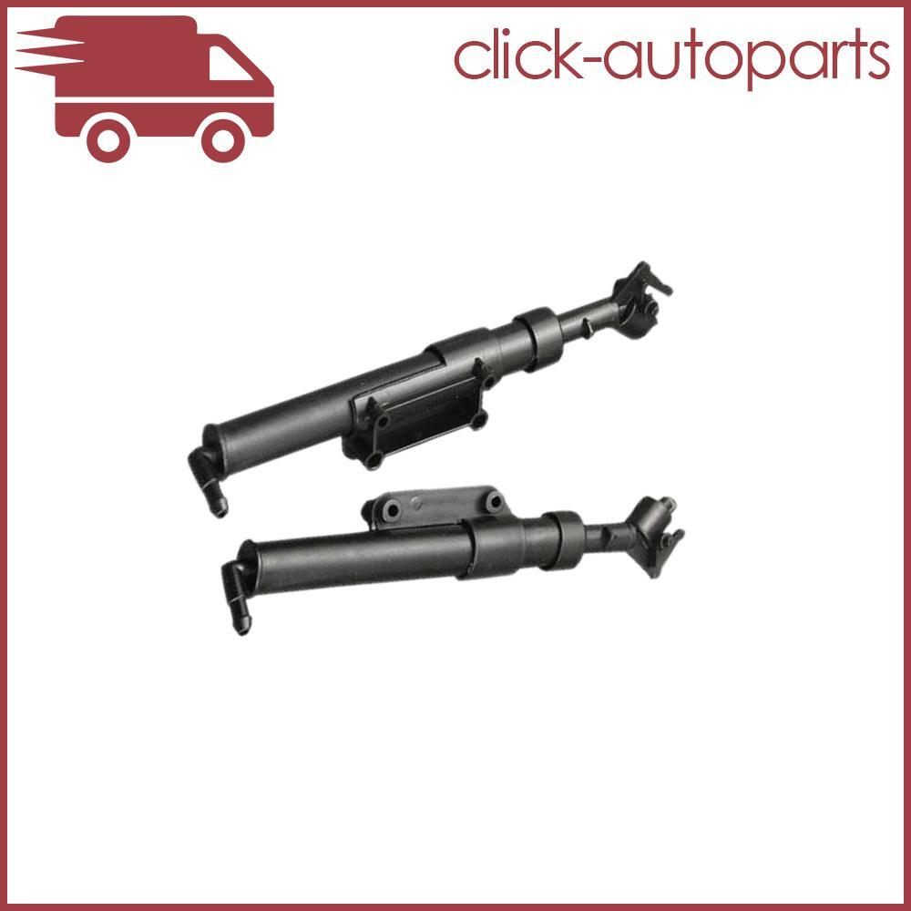 ya 13 1 Pair Headlight Washer Fluid Jet Nozzle Left & Right for Volvo XC60 09-13 Black