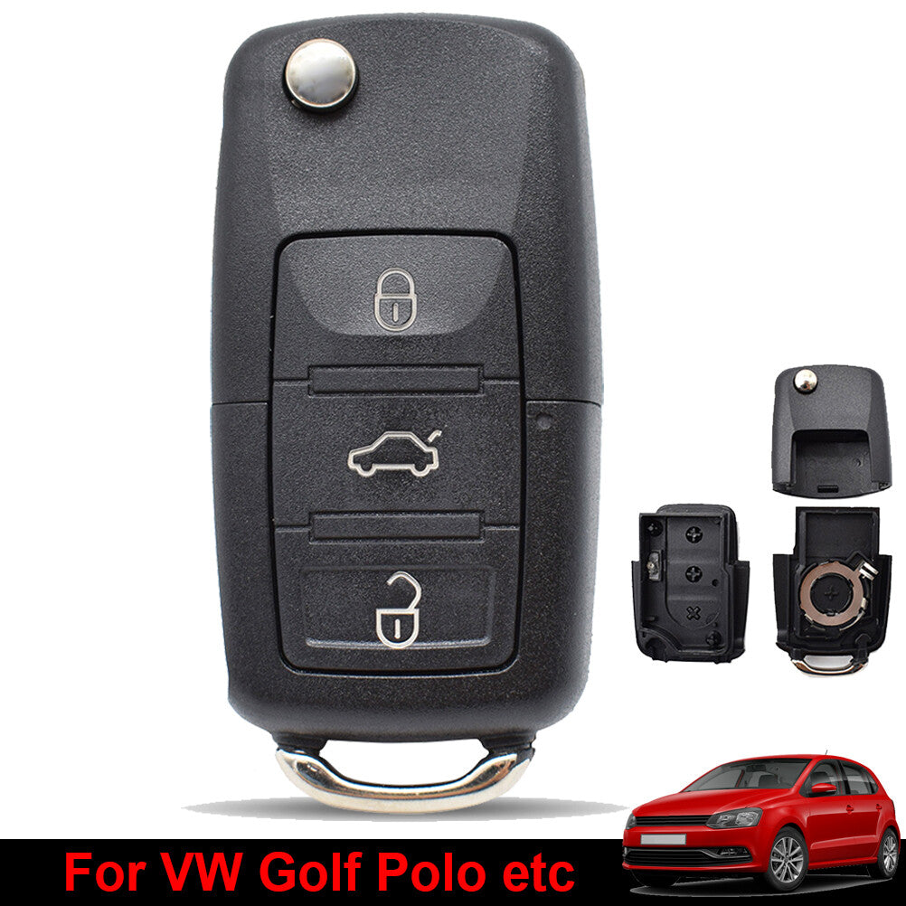 ya 5 8.7 for VW Transporter Touran for JETTA Caddy 3 Button Car Flip Key cover case Protector