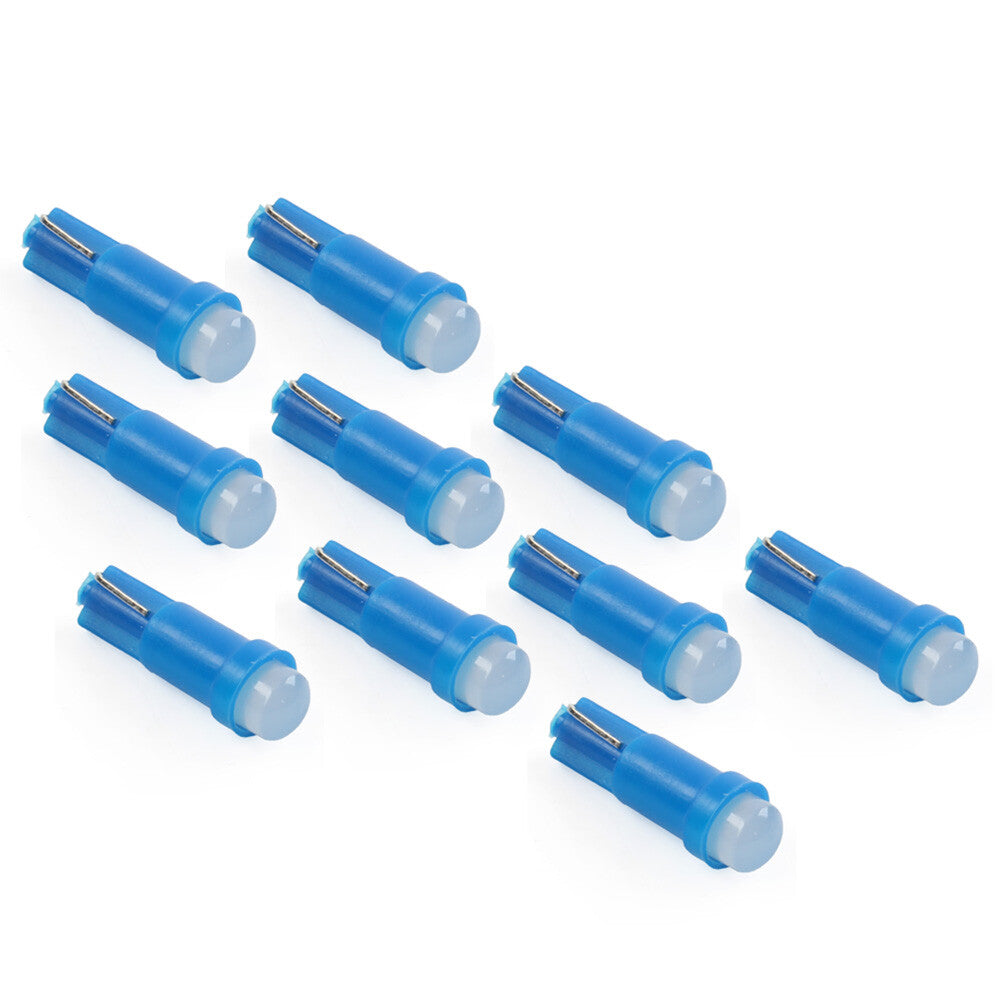 ya 4 6.21 Instrument Bulb Indicator T5 1 SMD Light Dashboard Gauge Wedge Bulbs blue