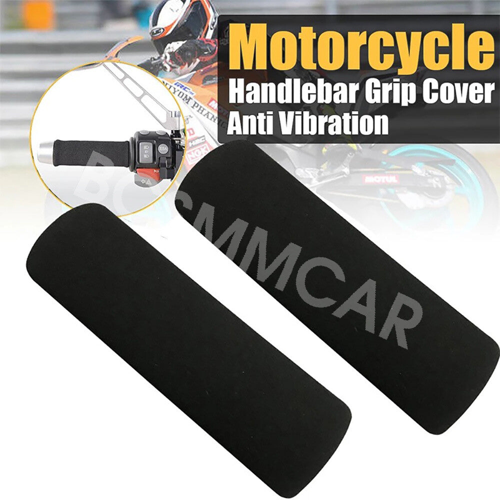 ya 6 6.13.2 Motorcycle Handlebar Cover Slip-on Foam Anti Vibration Handlebar Grip Covers