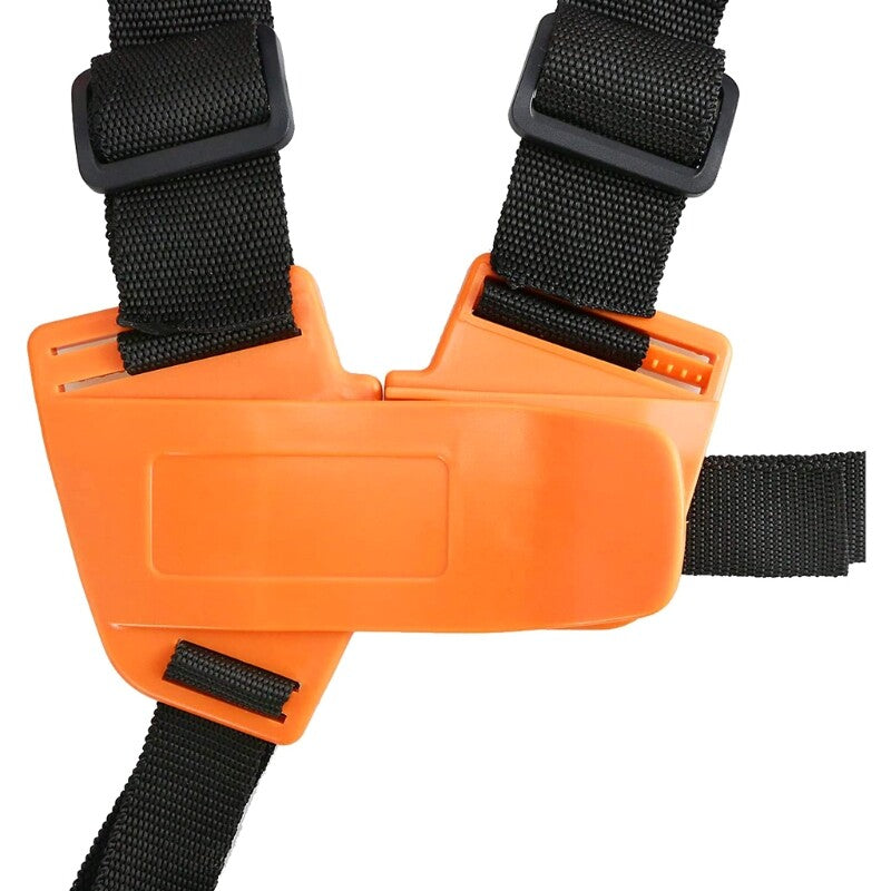 ya 17 Trimmer Double Shoulder Strap Harness Brushcutter Shoulder Black+Orange