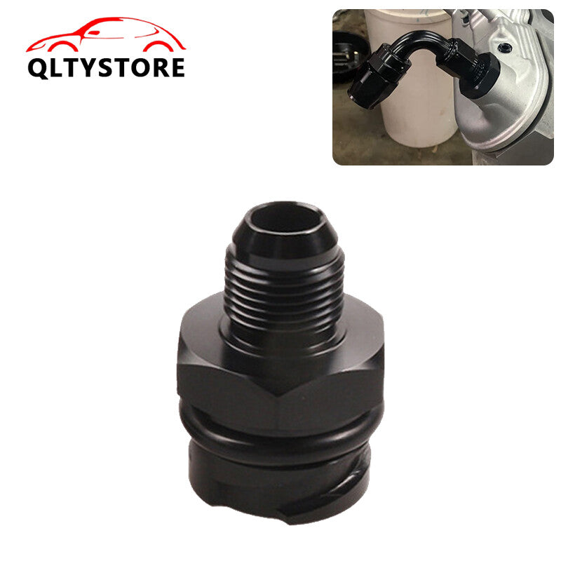 ya 12 5.21 Black Billet Valve Cover Oil Cap for LSX LS1/LS6/LS2/LS3/LS7 w/10AN AN10 Fitting