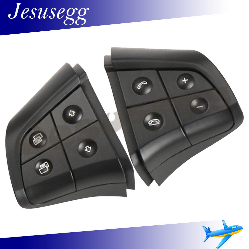 ya 13 Qty 2 Steering Wheel Switch 4 Button BlackFit for Mercedes-Benz W164 W251 W245