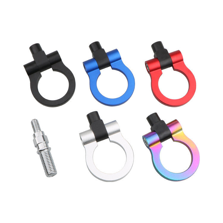 ya 2 6.26.2 Universal Racing Towing Car Tow Hook Auto Aluminum Trailer Ring