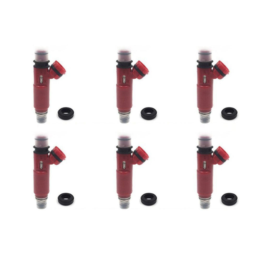 ya 1 8.5.4 6Pcs Fuel Injector for Montero 2001-2002 3.5L MD357267 195500-3970