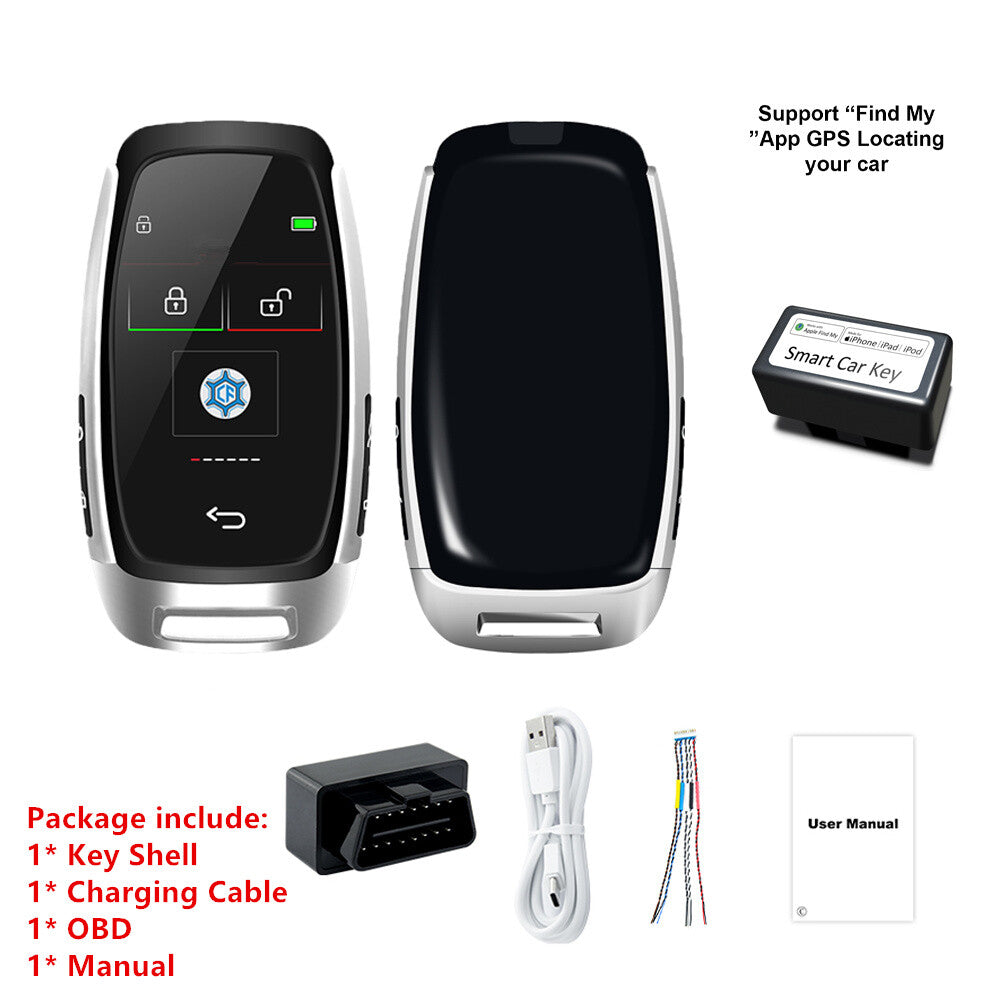 ya 10 5.28 Universal For One-key Start Cars Remote for Smart LCD Screen Key Support Find My App