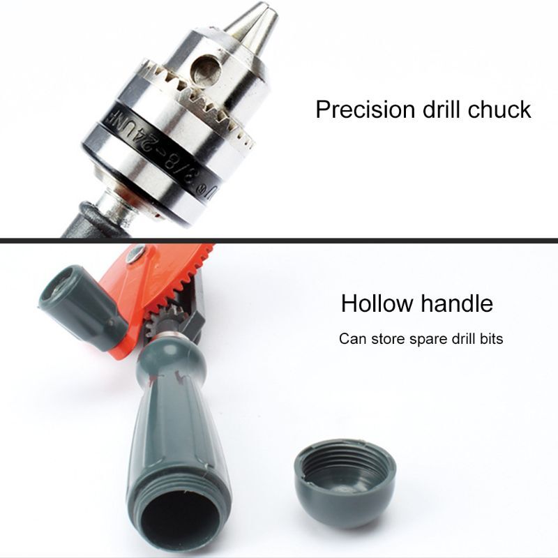 ya 26 4 Portable Hand Crank Manual Drill for Plastic Double Gear Circuit Board