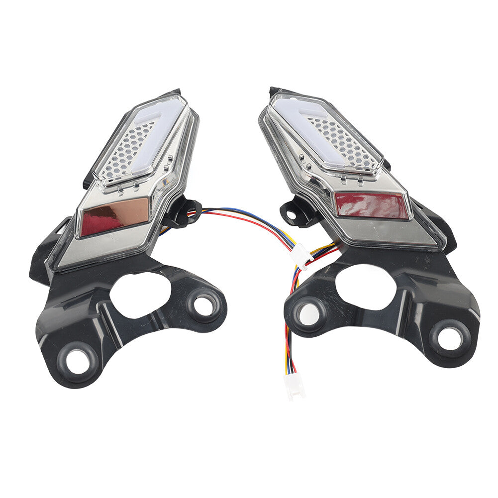 ya 4 6.17.2 Front Turn Signal Light Indicator Lamp Red Flowing for Yamaha XMAX 300 2023-2024