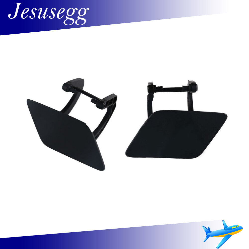 ya 27 6.18 1Pair Front Headlight Washer Cover LH&RH Unpainted for Mercedes W221 2006 - 2012