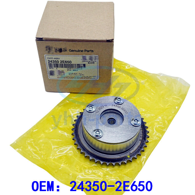 ya 5 6.16.2 OE 243502E650 INTAKE CVVT GEAR FOR 16-19 SONATA 17-20 OPTIMA HYBRID 2.0L