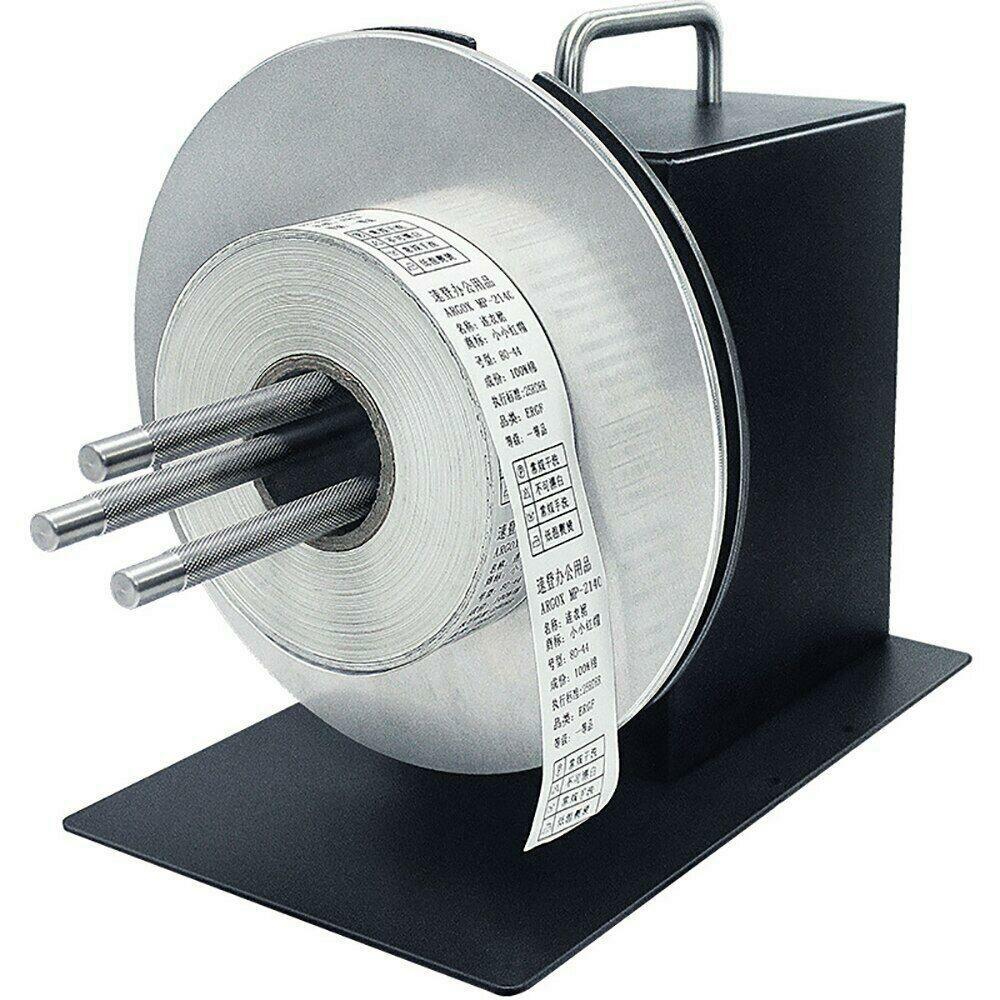 AC 100-240V Automatic Label Rewinder Bar Code Tags Two-way Rewinding Machine R7