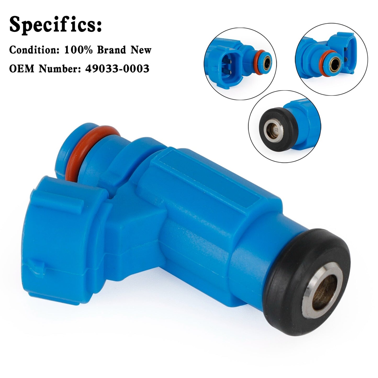 ya 1 8.5.1 Fuel Injector For JET SKI VULCAN 1600 2003-2008 490333707 49033-3707