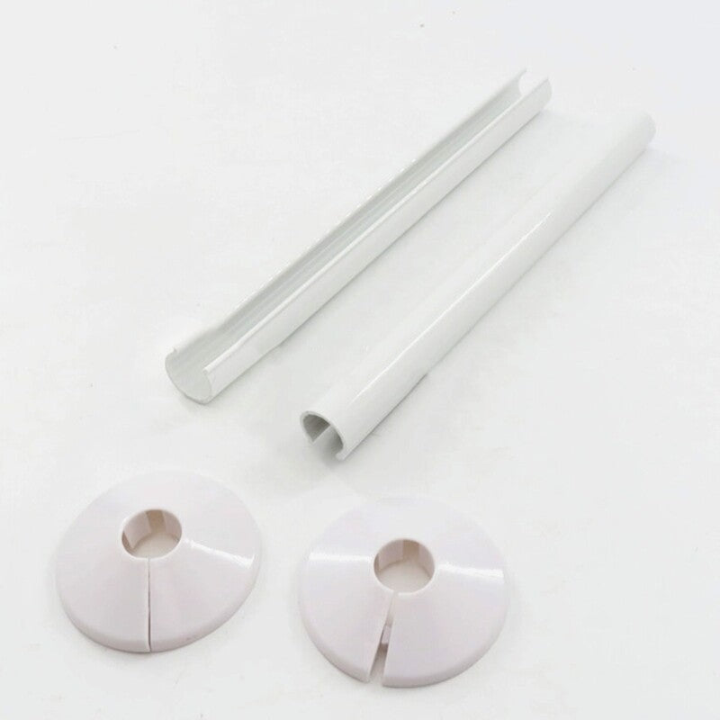 ya 14 Radiator Pipe Covers Sleeve Plastic Decorative Covers Easy to Installation