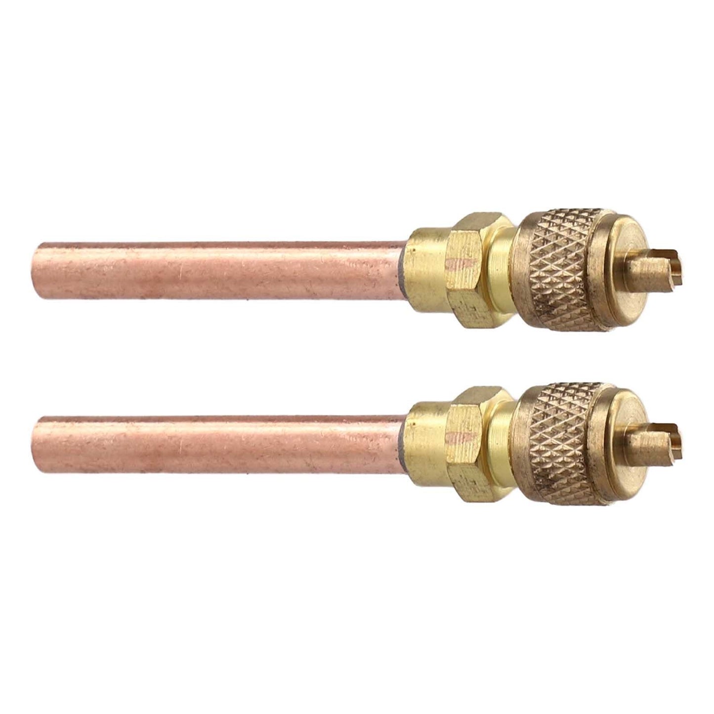 ya 16 Versatile 2pcs Gold Copper Valves for Refrigeration and Air Conditioners