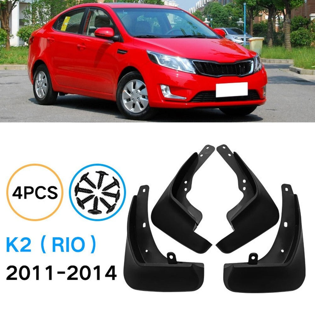 ya 5 8.7 4*MUD FLAPS for for Kia For UB SEDAN 2012 2017 Front Rear Deluxe Molded Splash