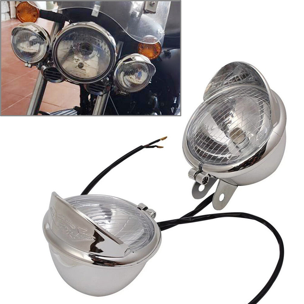 ya 5 6.16.2 Passing Fog Lights for Kawasaki Vulcan VN 800 900 1500 1600 1700 2000 Chrome