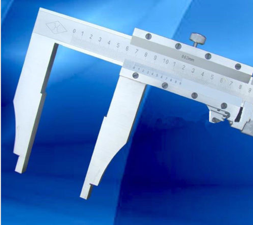 0-1000mm Vernier Caliper stainless fine adjustment 5'' jaw depth bi