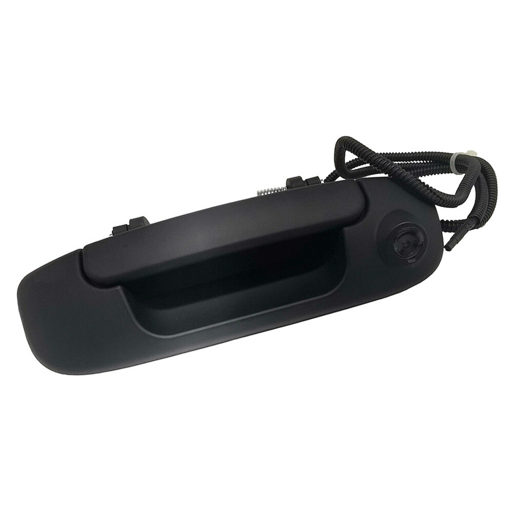 ya 9 6.5 Rear Tailgate Handle w/ Camera&Wiring Harness for Dodge for Ram 1500 2500 3500 Black
