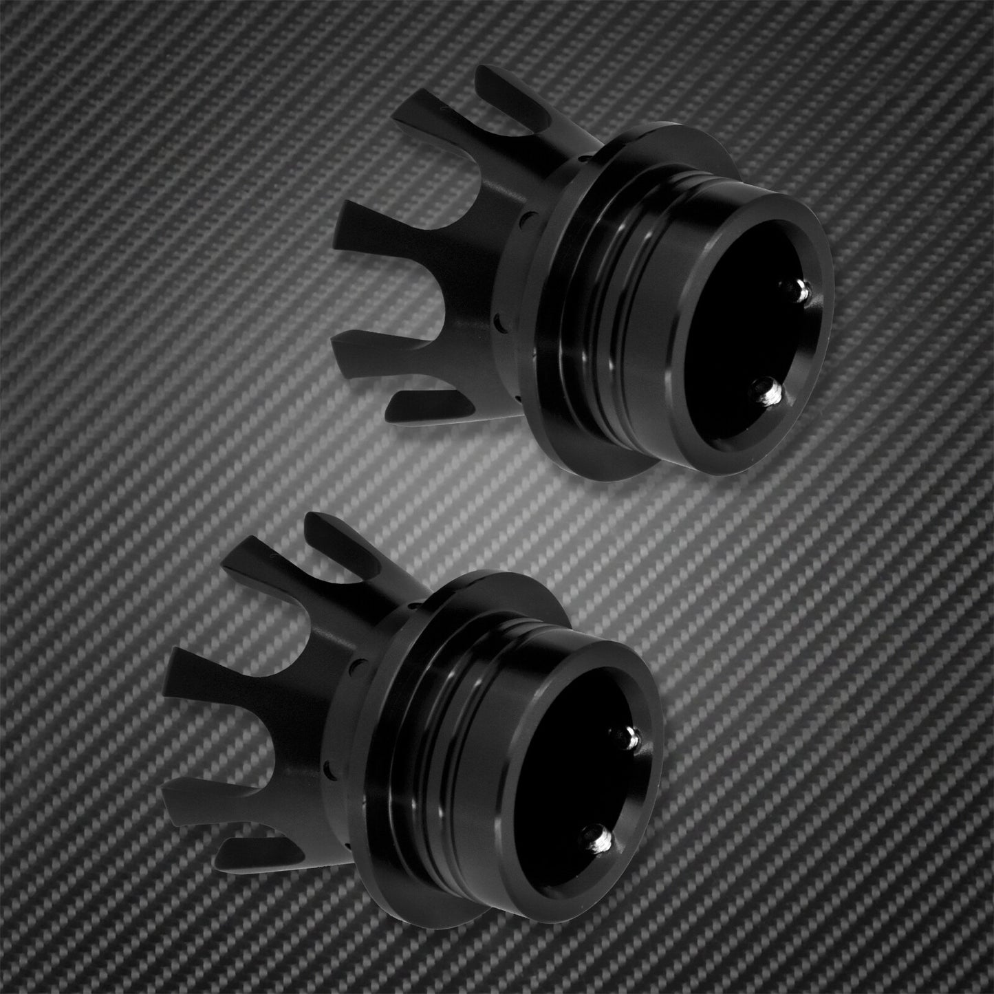 ya 5 8.7 All Black 29MM Crown King Front Axle Nut Cover Fit for Harley Sportster Touring