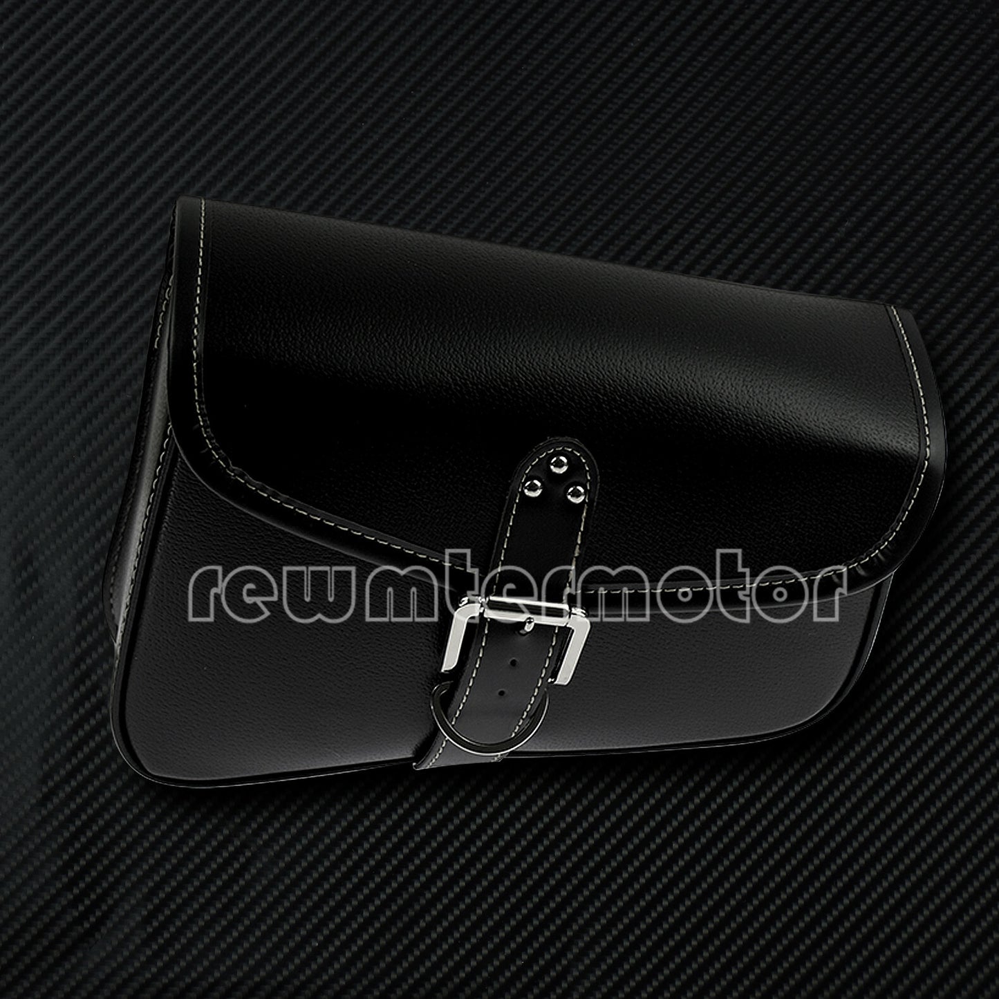 ya 11 6.5 Black Right Side Saddlebag Saddle Bag Fit For Sportster XL883 XL1200 PU Leather
