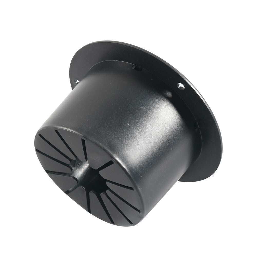 ya 5 8.7 Universal RV Camper Trailer Round Electric Power Cord Cable Hatch Cover Black
