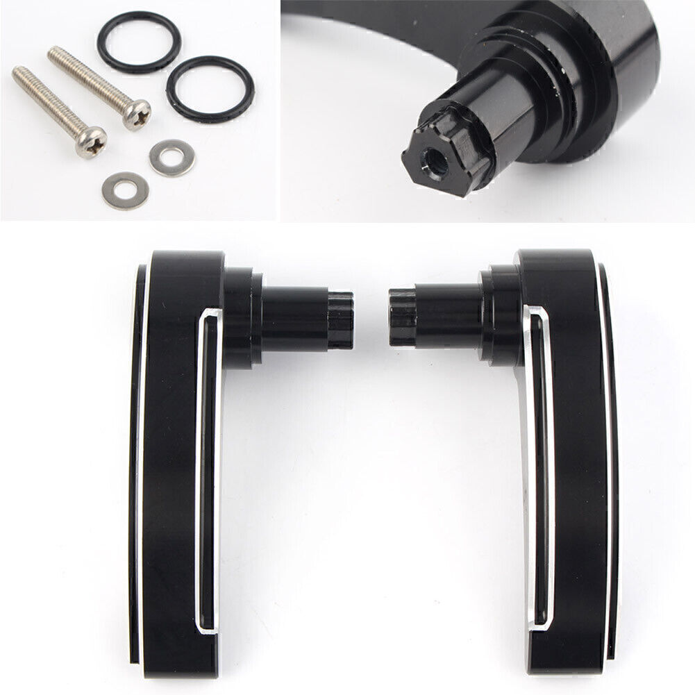 ya 12 5.21 Saddlebag Lid Lifters Latch Lever Fit for Harley Touring Street Glide 14-17 Black