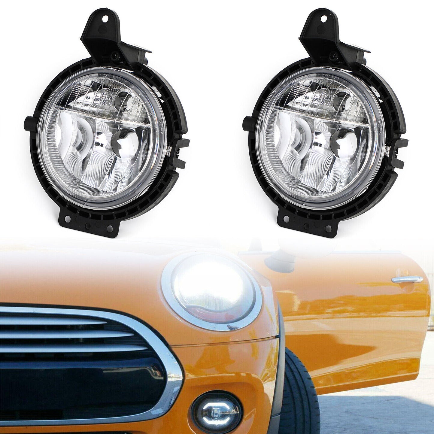 ya 1 8.5.1 Pair Fog Lights Front Left and Right for Mini R55 R56 R57 R58 Cooper 2007-2015 `