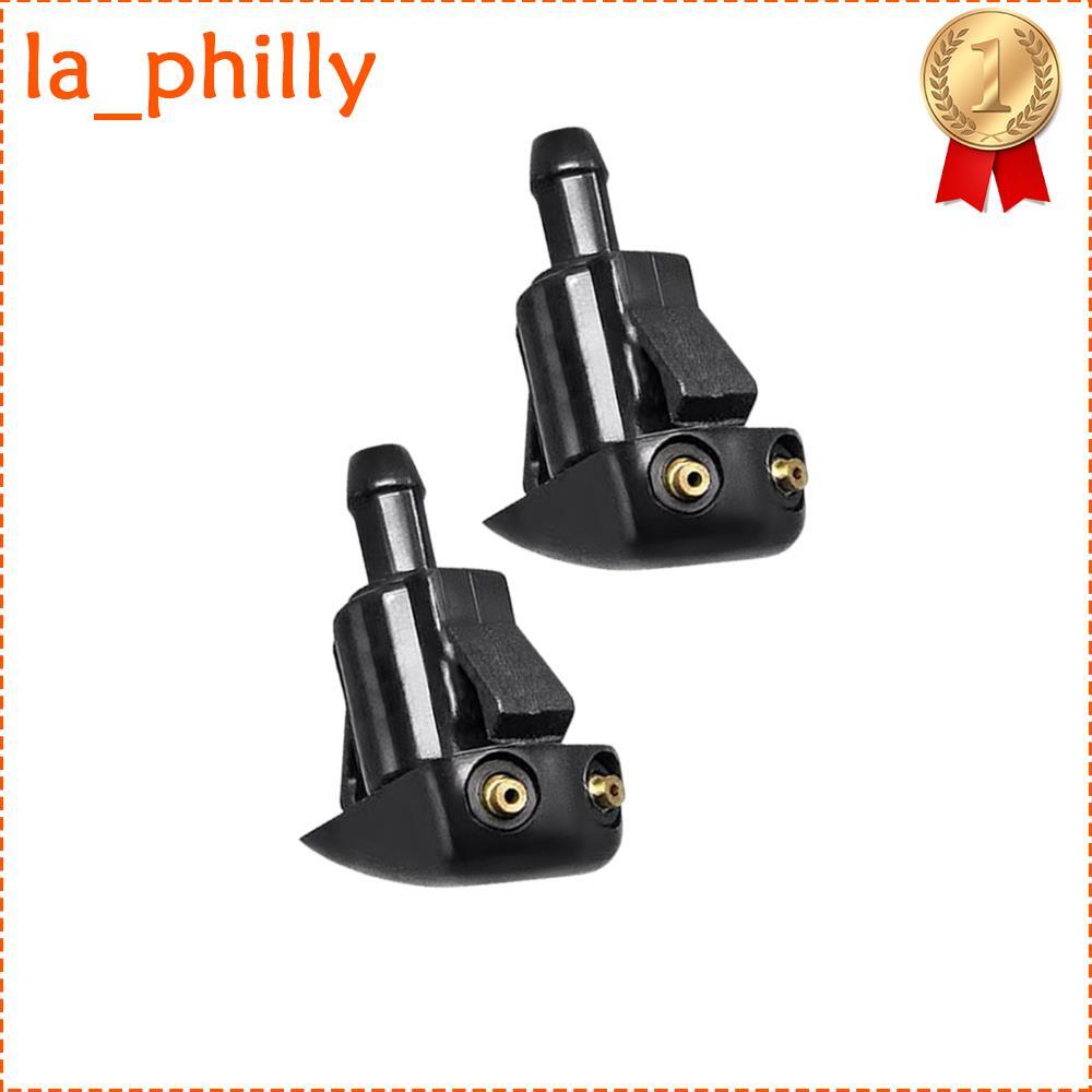 ya 4 6.22 2Pcs Fit For LandCruiser 85381-60120 Windshield Washer Nozzle Black Replacement