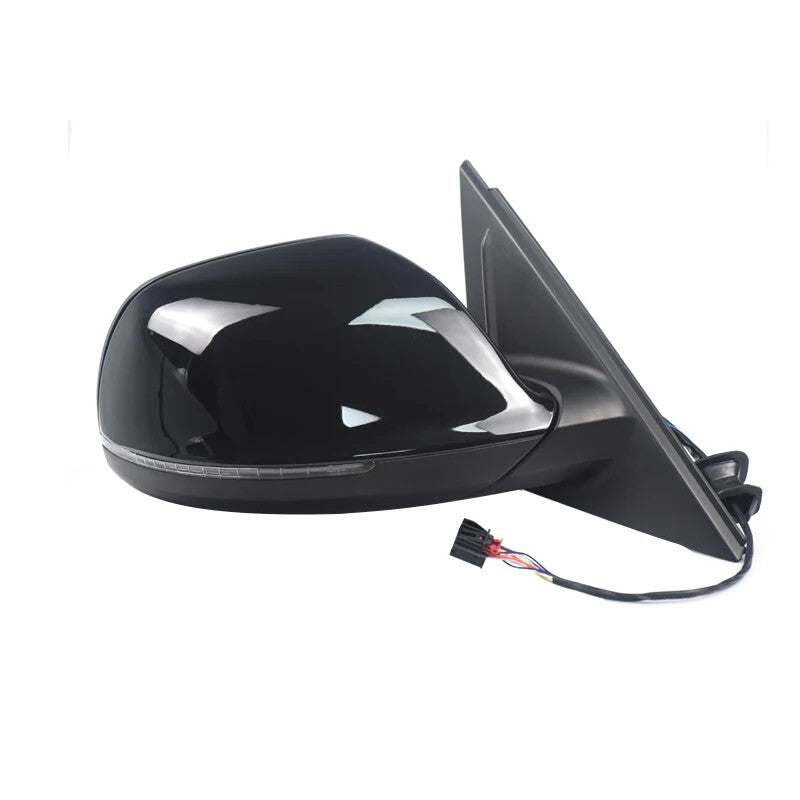 ya 5 8.7 Side Mirror Power Fold Heated Turn Signal Lamp 9 Pin Left for Audi Q5 2009-2015