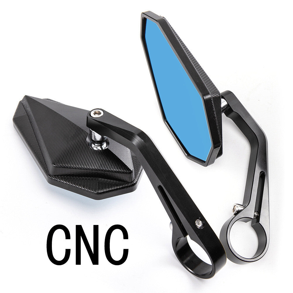 ya 4 6.21 CNC motorcycle end-stick mirrors are suitable for MT07 MT09 (13-2024) MT10 XSR700 FZ07 F09 and FZ1 models.